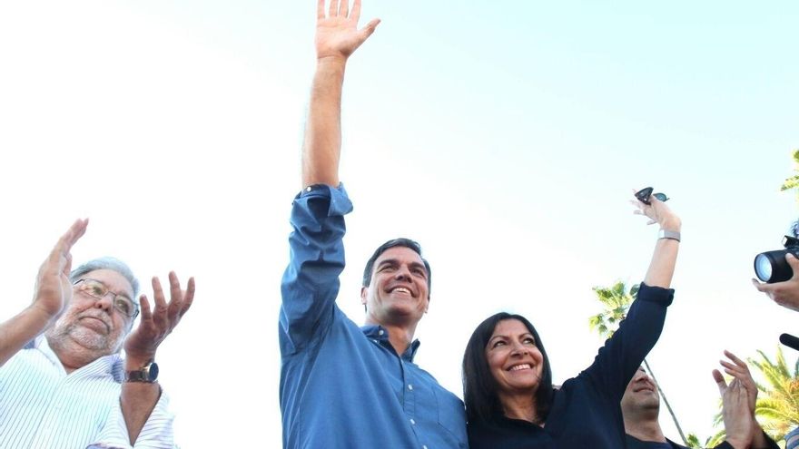 EuropaPress 1283324 pedro sanchez anne hidalgo