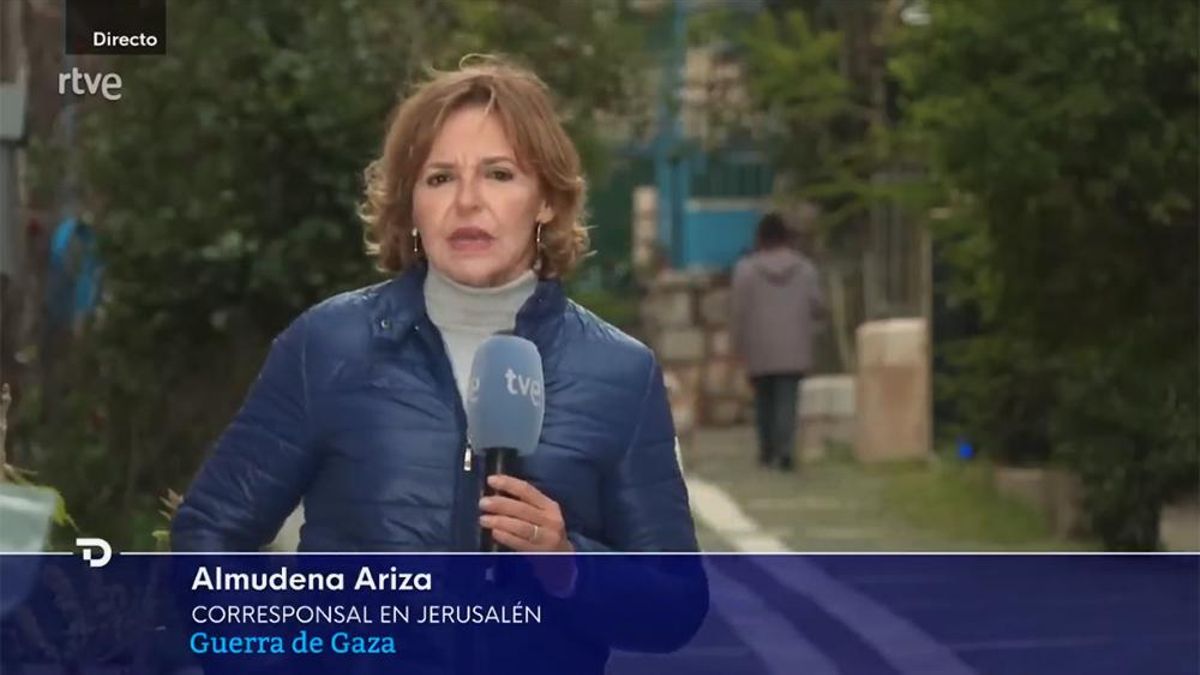 Almudena Ariza defiende su cobertura desde Jerusalén: "No será la presión política lo que me haga callar"