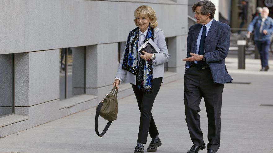 Esperanza Aguirre niega haber conocido las irregularidades millonarias de la Ciudad de la Justicia: "No, en absoluto"