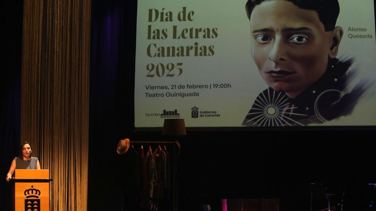El Gobierno canario homenajea al autor Alonso Quesada en el Día de las Letras Canarias