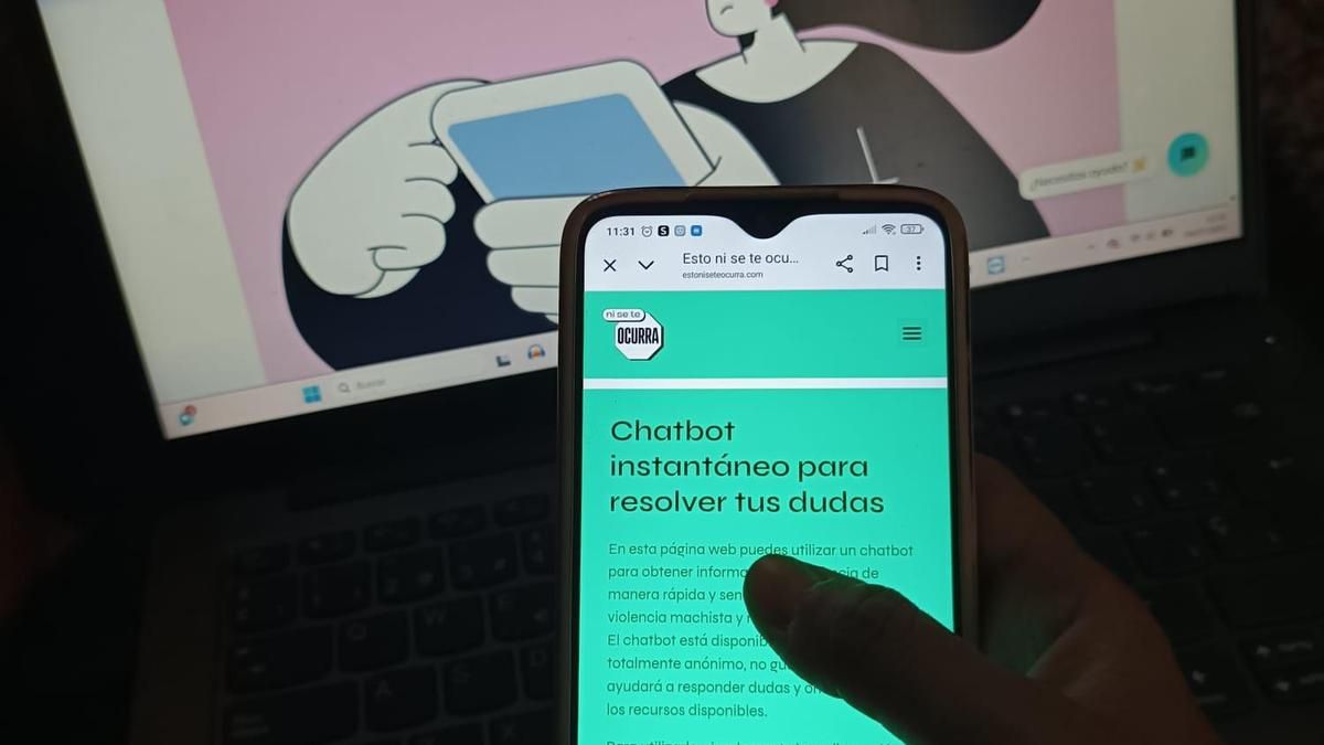 'Ni se te ocurra': el chatbot pionero en Aragón para identificar relaciones de abuso