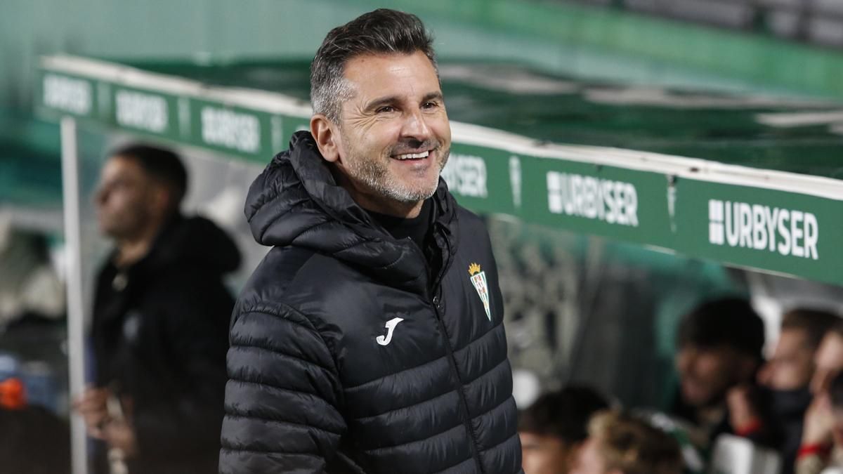 Iván Ania durante un partido en El Arcángel 