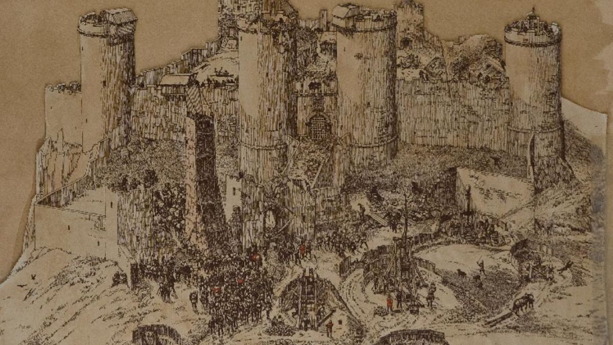 Eduardo I ordenó fabricar una enorme arma en 1304