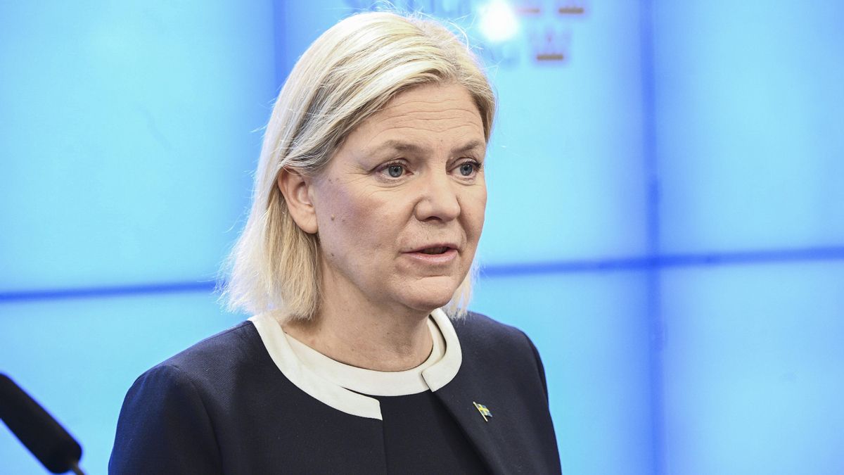 La ex primera ministra de Suecia, Magdalena Andersson. 