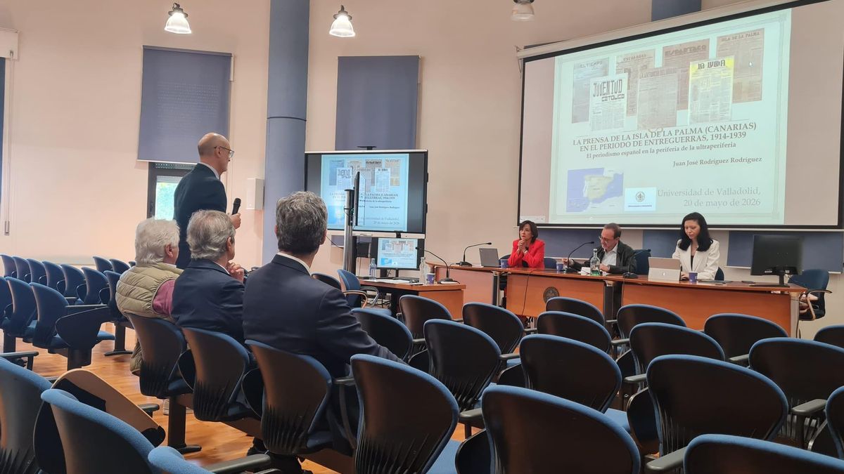 Rodríguez-Lewis se doctora en Valladolid con una tesis sobre la prensa palmera en el periodo de entreguerras (1914-1939)
