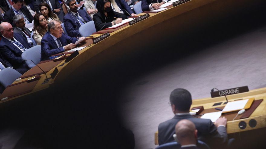 El jefe de la diplomacia rusa, Serguéi Lavrov. EFE/Justin Lane
