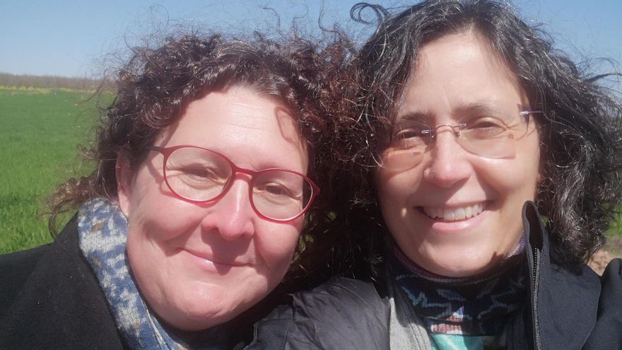 Pilar Pérez Ocón y Edita Gutiérrez Rodríguez