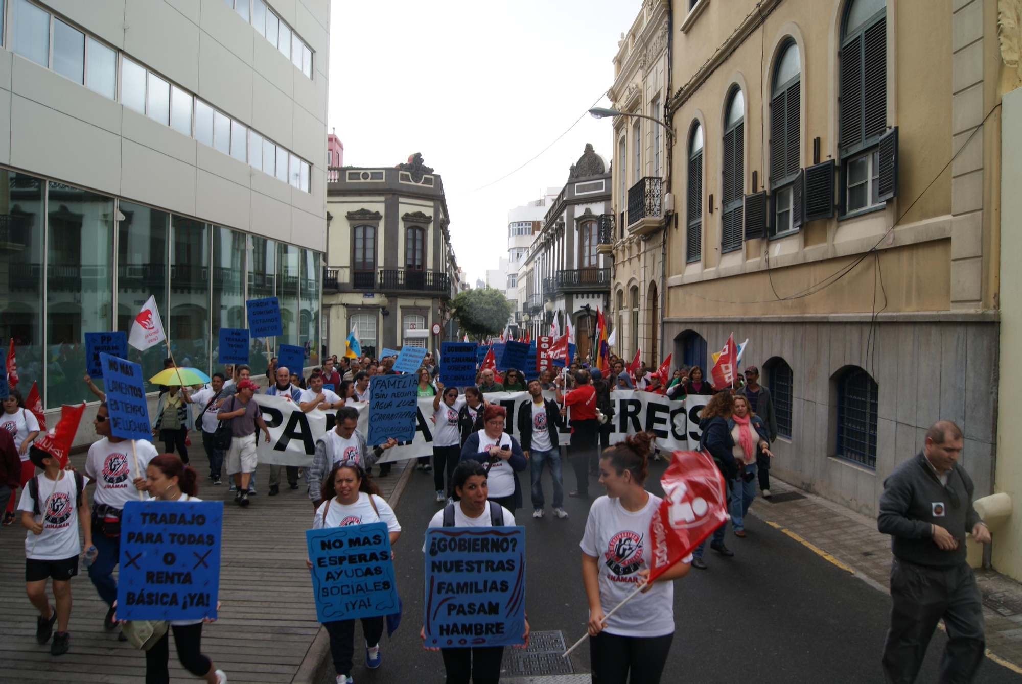 Marchas por la dignidad en Las Palmas de Gran Canaria. Thalía Rodríguez.