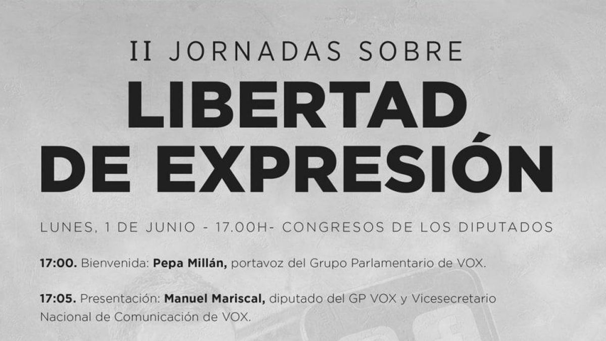 Vox organiza unas jornadas en el Congreso sobre "libertad de expresión" para invitar a Vito Quiles y Bertrand Ndongo