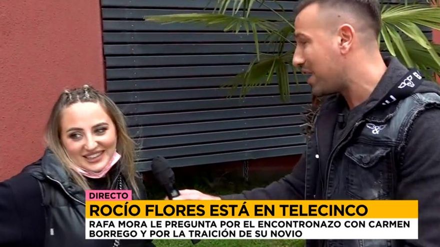 'Sálvame' abordó a Rocío Flores en directo: "Sabéis que no quiero nada con vosotros"