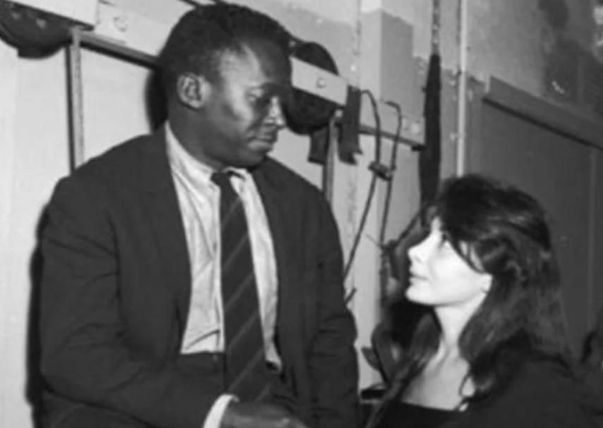 Miles Davis y Juliette Greco