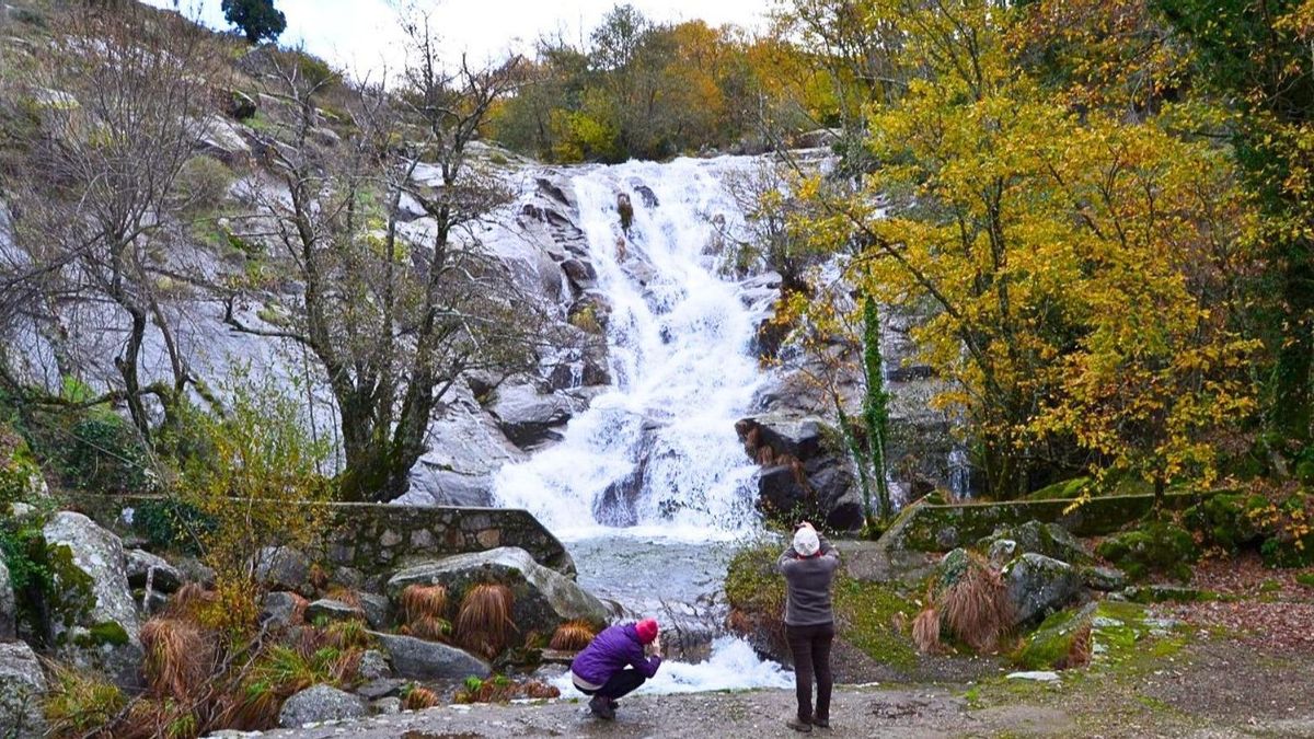 Cascada del Calderón, en el Valle del Jerte.
