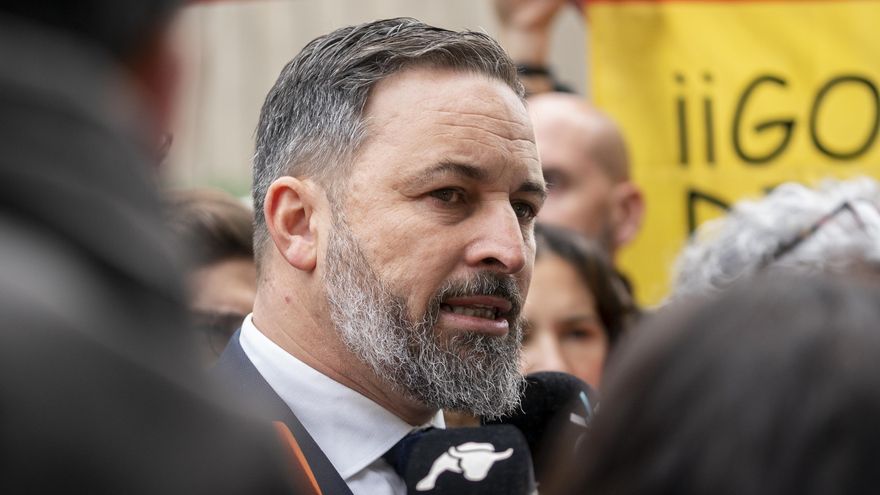 El presidente de Vox, Santiago Abascal.