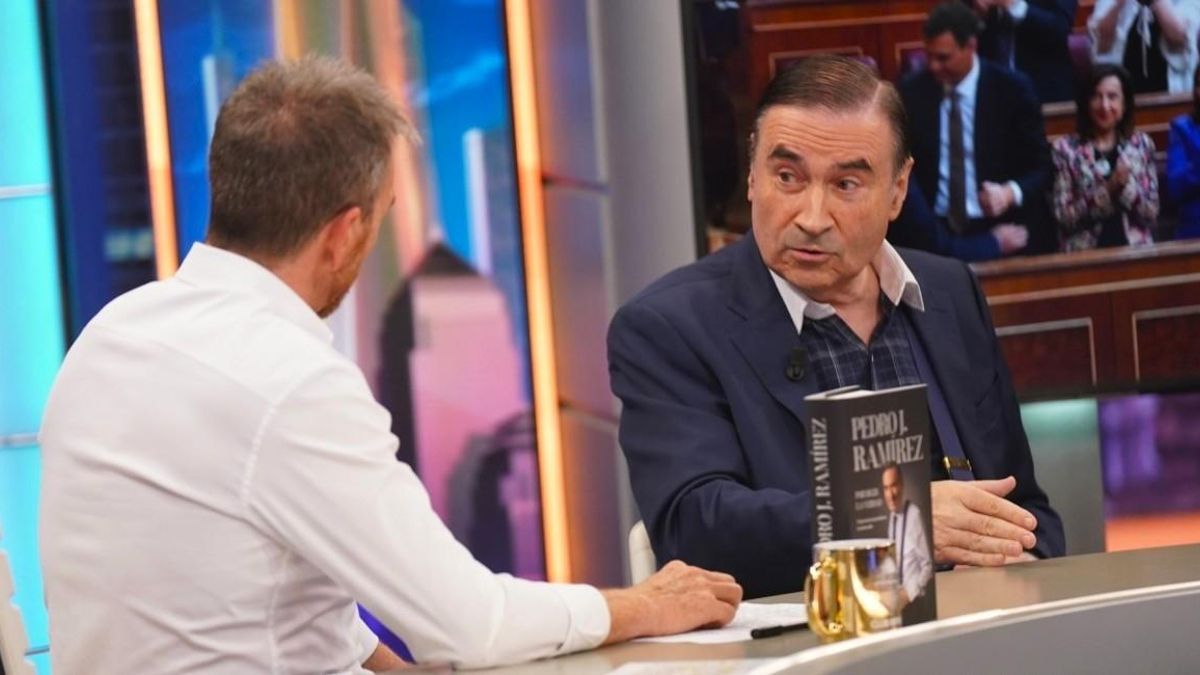 Pedro J. Ramírez, en 'El Hormiguero' frente a Pablo Motos