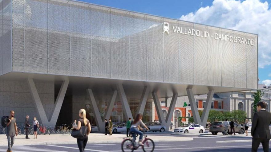 Vista de las nueva estación.