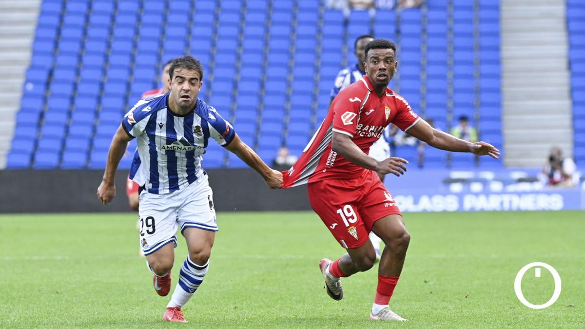 Dalisson, durante el duelo ante la Real Sociedad B