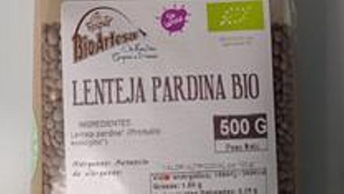Consumo alerta de posible presencia de trigo no declarado en lentejas pardinas etiquetadas como libres de alérgenos