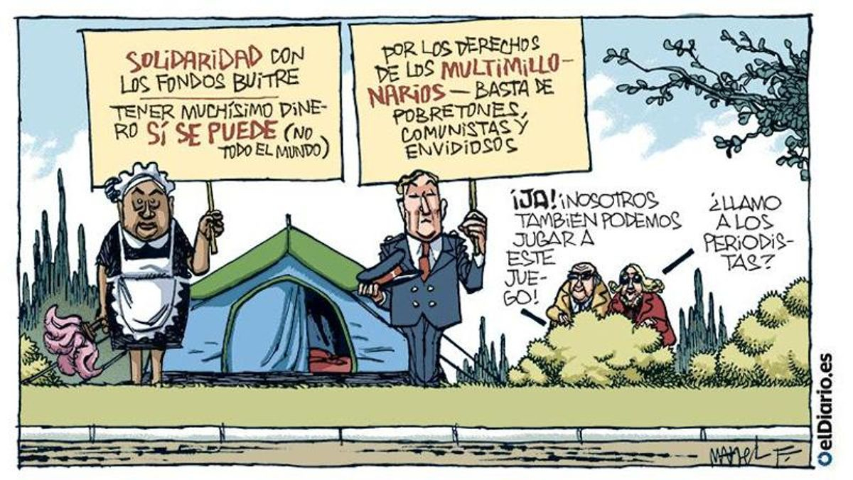 La acampada