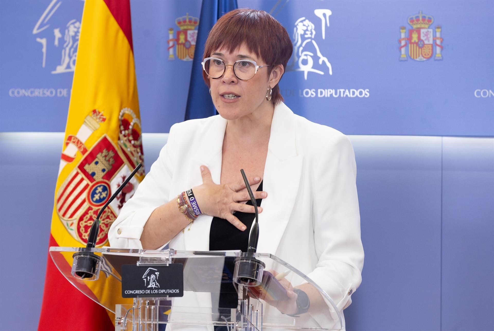 La portavoz de Compromís en el Congreso, Águeda Micó.