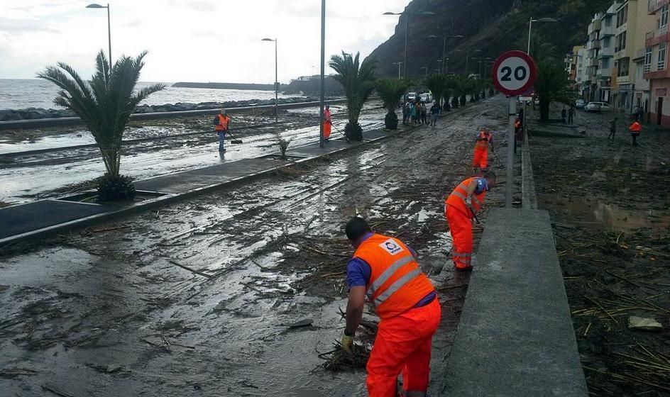 Inundaciones en Tenerife.