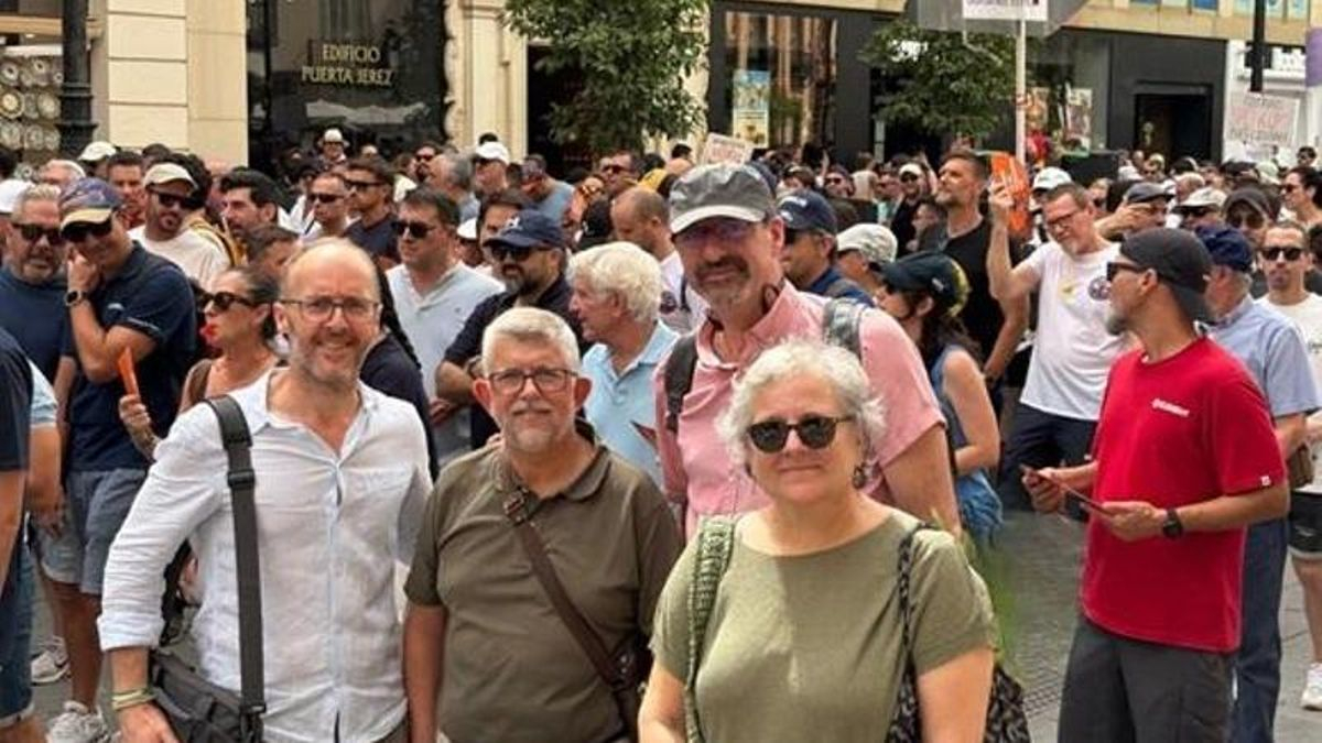 Marcha en Sevilla por las condiciones laborales en Airbus en plenas negociaciones por un nuevo convenio