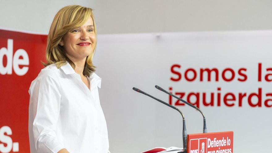La ministra de Educación y Formación Profesional y portavoz del PSOE, Pilar Alegría.
