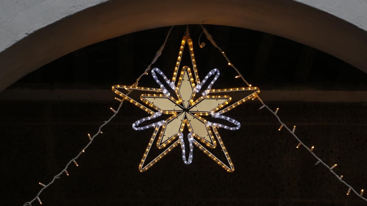 Patios en Navidad 2025