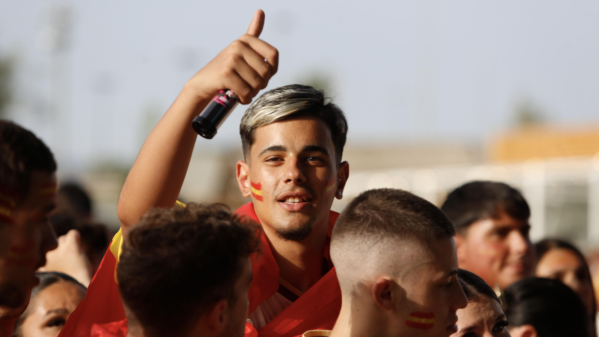 Afición de la selección española en el Córdoba Live