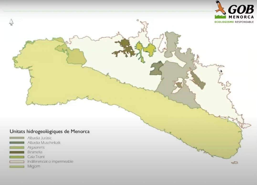 Acuíferos en Menorca