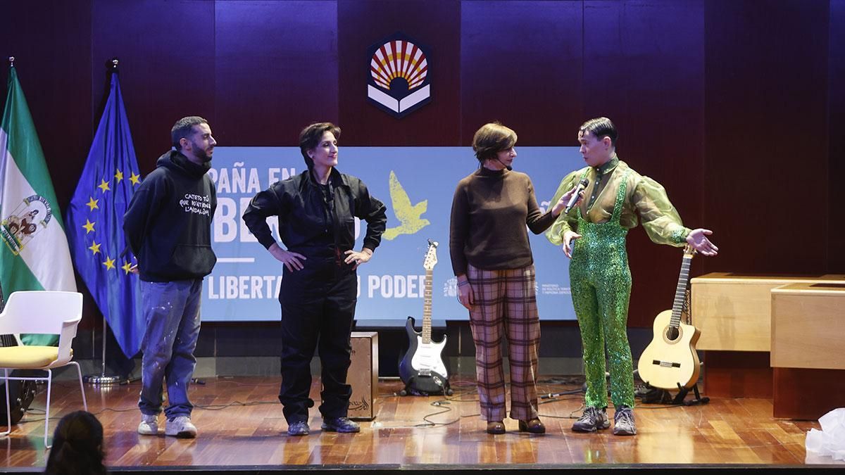 Los artistas hablan con la periodista María José Martín