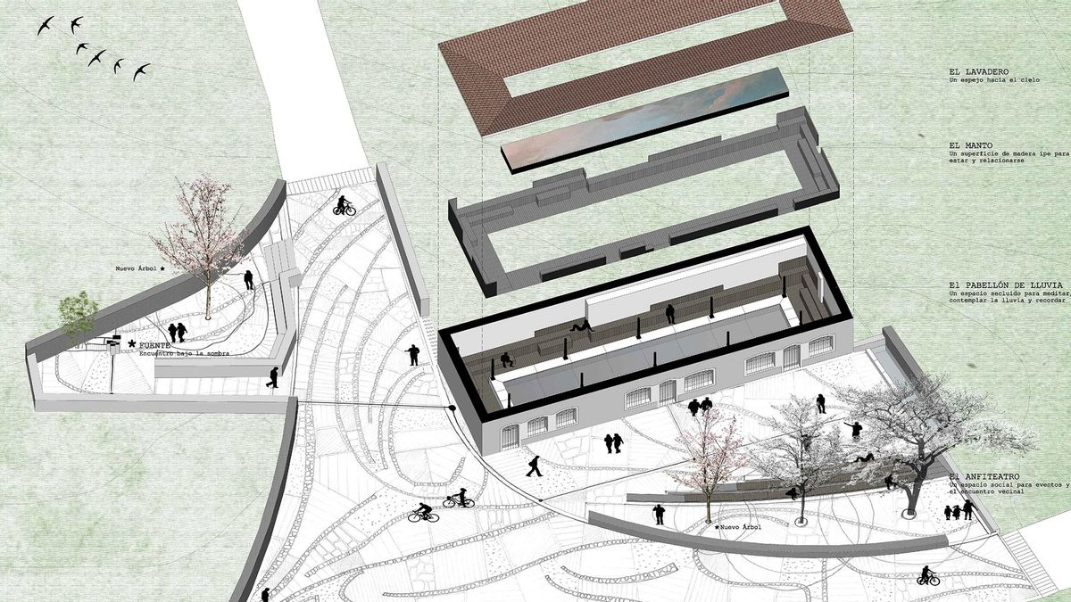 Proyecto de urbanización de microespacio en Cueto, Santander.