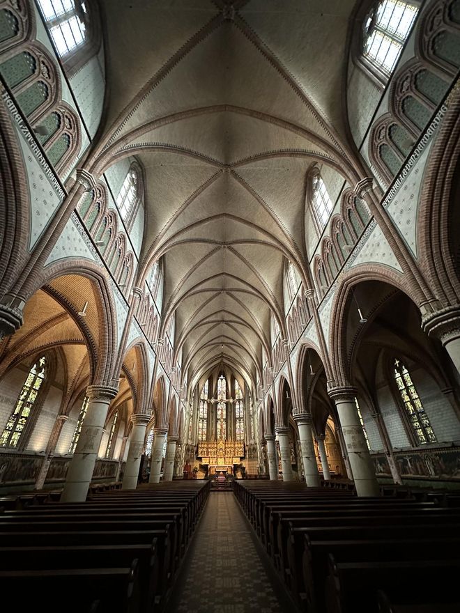 Interior de la Iglesia de San Martín.