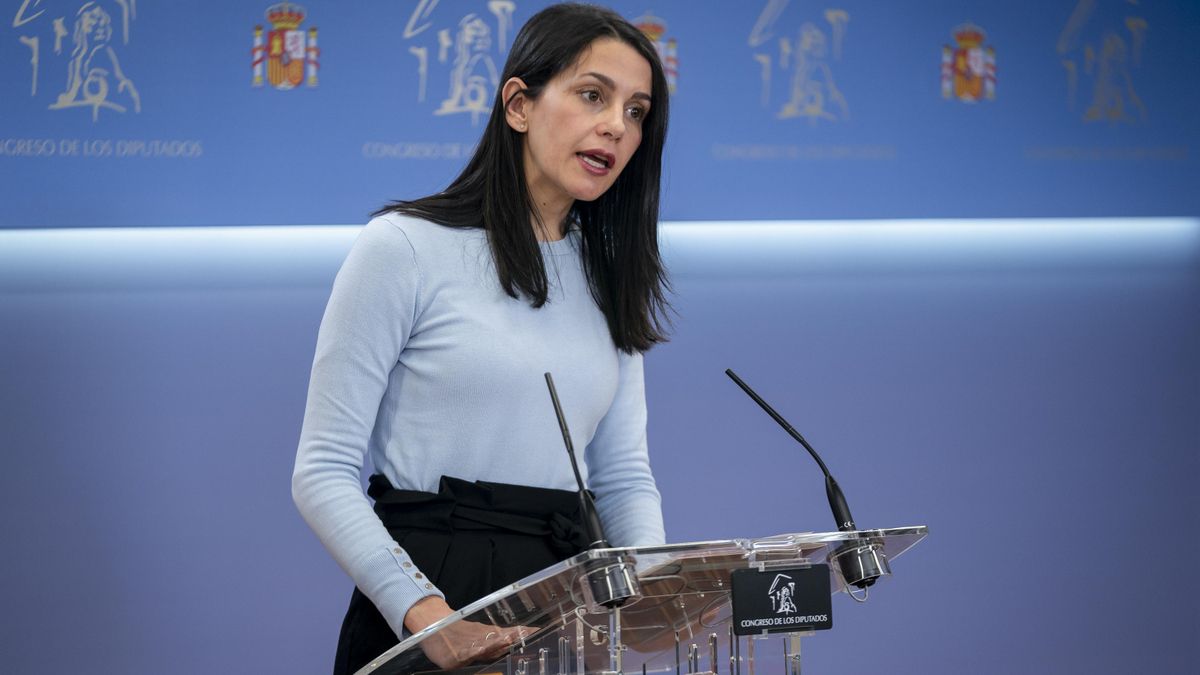 La portavoz de Ciudadanos en el Congreso, Inés Arrimadas.