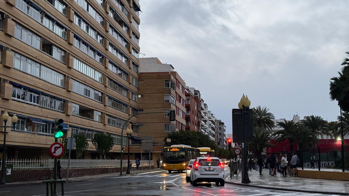 Reabre la circulación en el Paseo Tomás Morales de Las Palmas de Gran Canaria