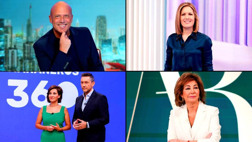 Así va la pelea por las audiencias de las mañanas tras el primer mes de la temporada 2025/2026