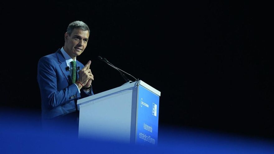 El presidente del Gobierno Pedro Sánchez, durante la celebración de la sesión de clausura de la 41ª Reunión del Cercle d'Economia, a 3 de junio de 2026, en Barcelona, Catalunya (España)