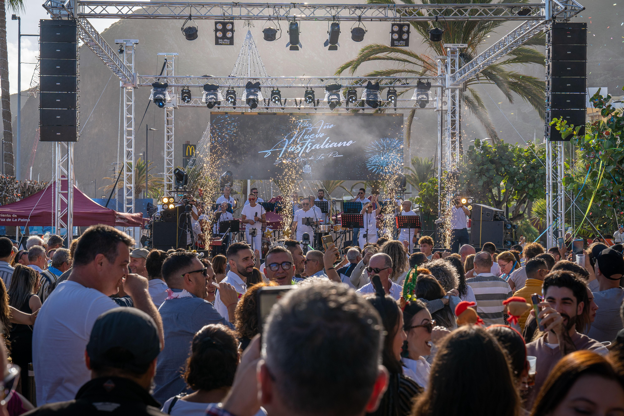 Fin de Año Australiano en Santa Cruz de La Palma.