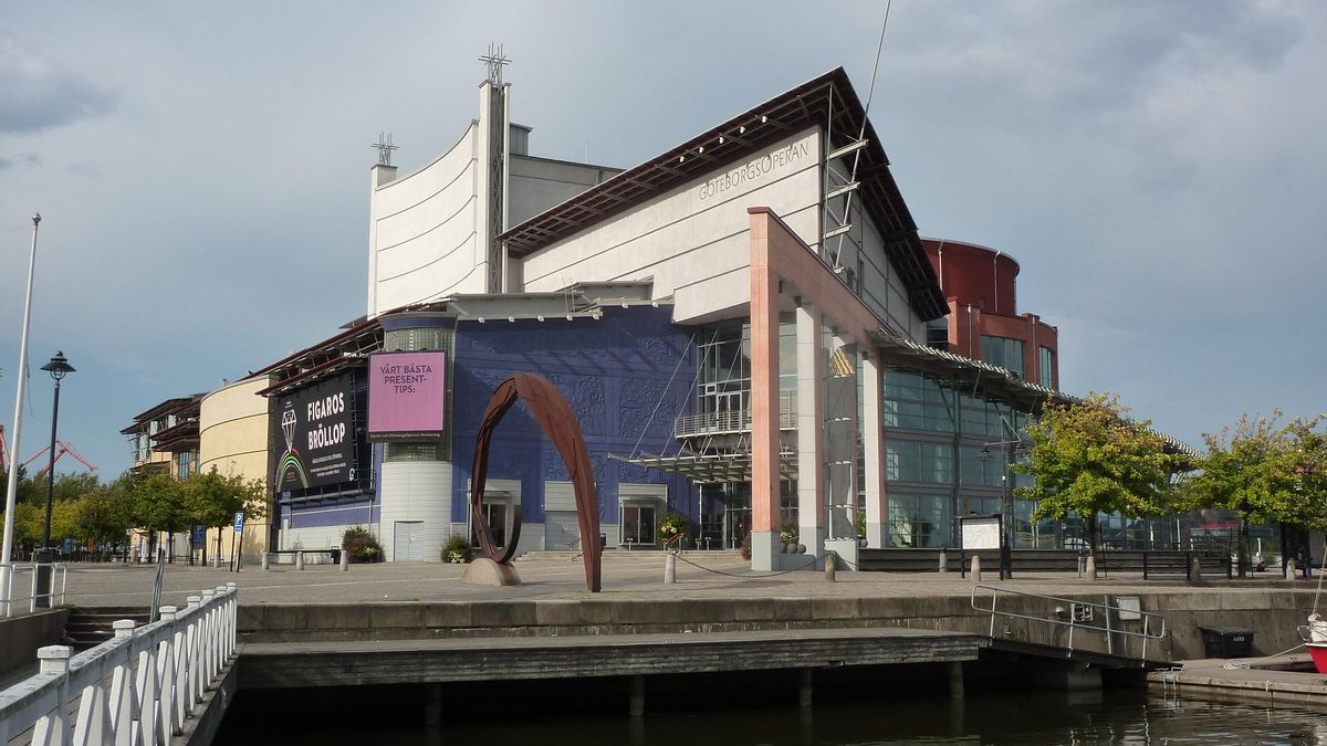 Edificio de la Ópera de Gotemburgo.