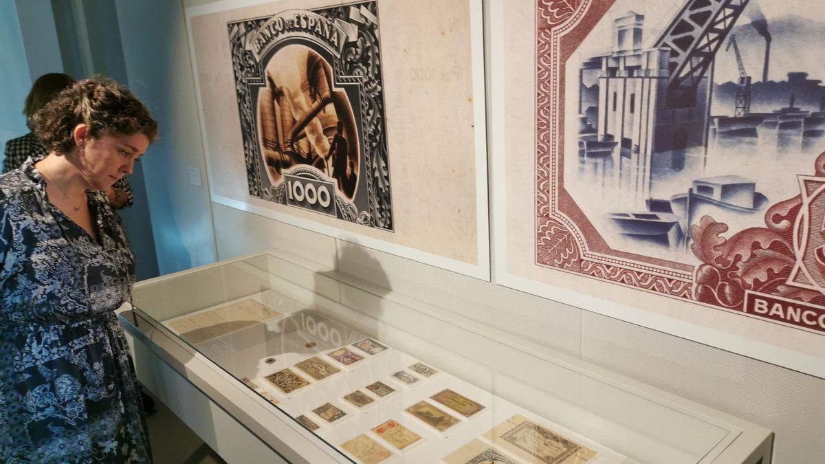 La exposición incluye una amplia selección de monedas y billetes impresos por ambos bandos durante la Guerra Civil española