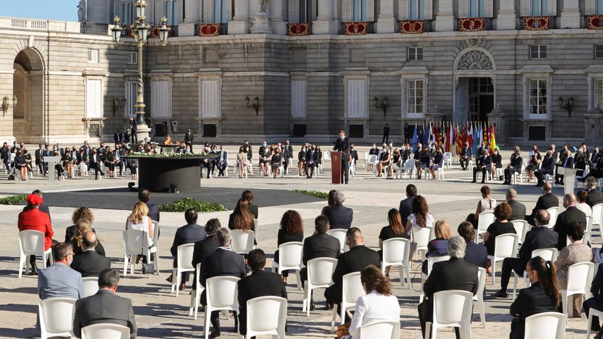 De Castro considera "muy afortunadas" las palabras del rey en el homenaje