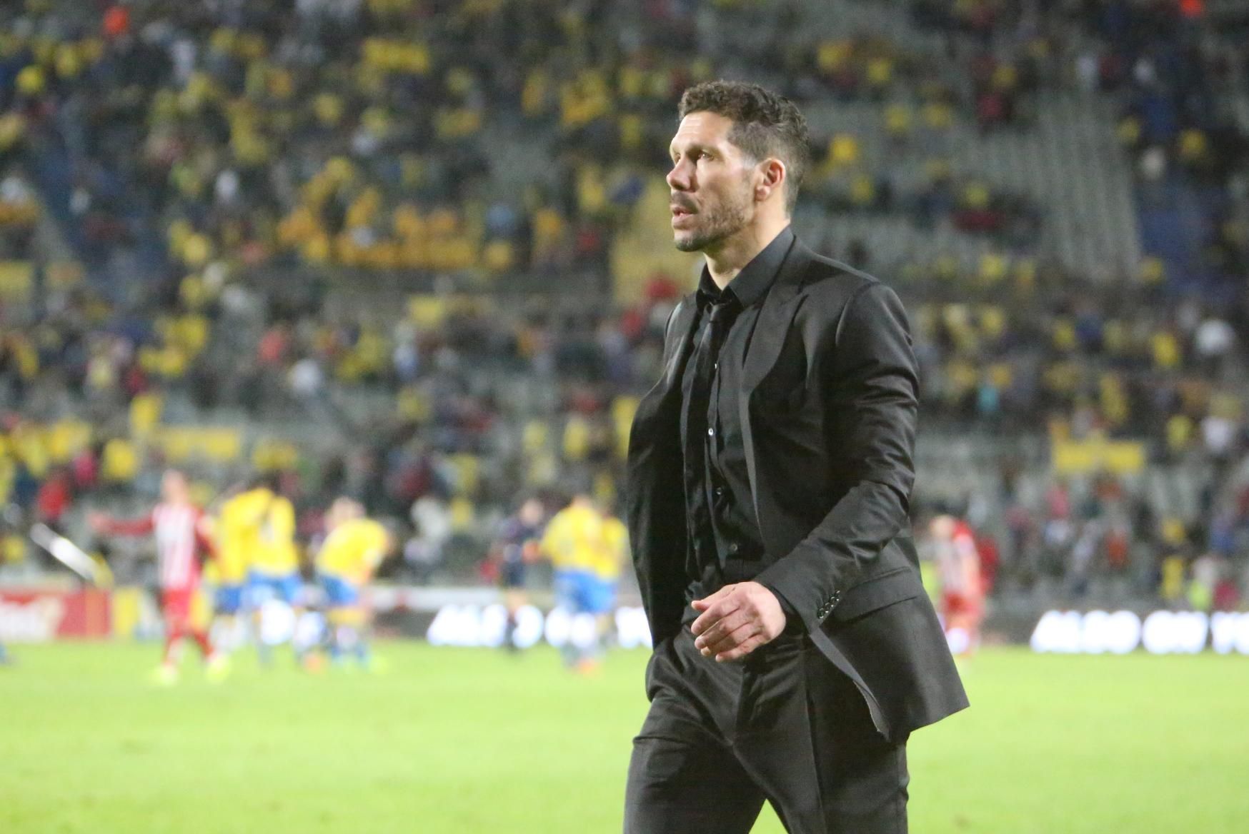 Partido entre la UD Las Palmas y Atlético de Madrid en el Estadio de Gran Canaria.