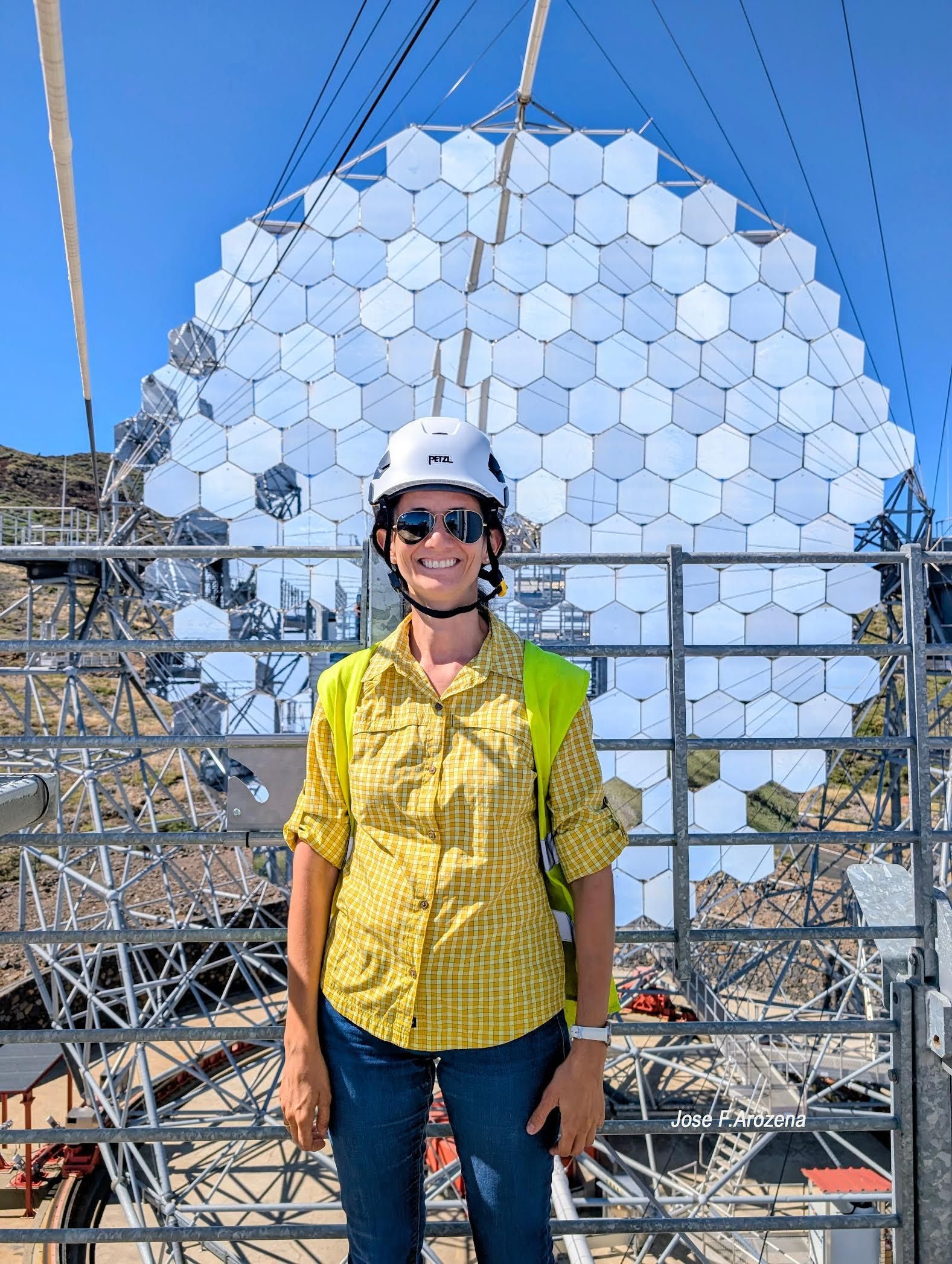 Patricia Márquez: la ingeniera que cambió los canales de Panamá por los secretos del universo en La Palma. JOSÉ F. AROZENA