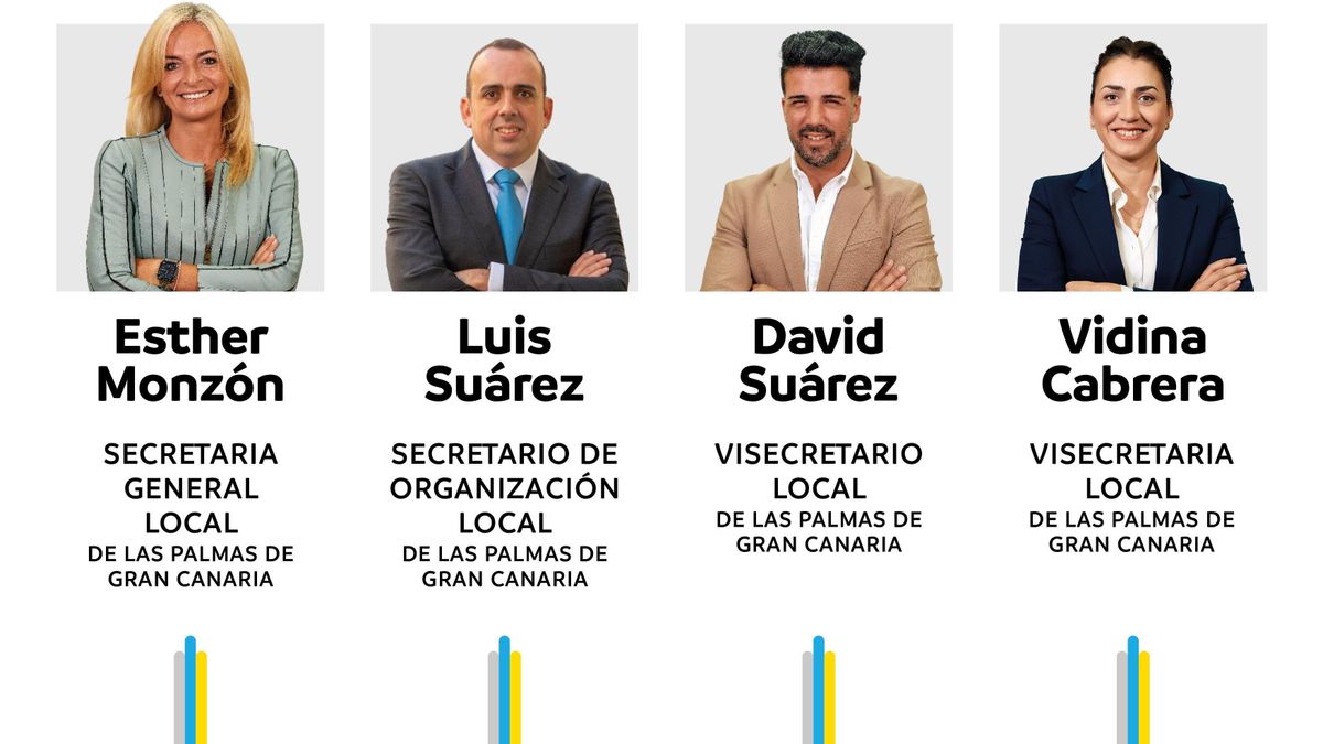 Esther Monzón presenta su candidatura a la Secretaría General de Coalición Canaria en Las Palmas de Gran Canaria.