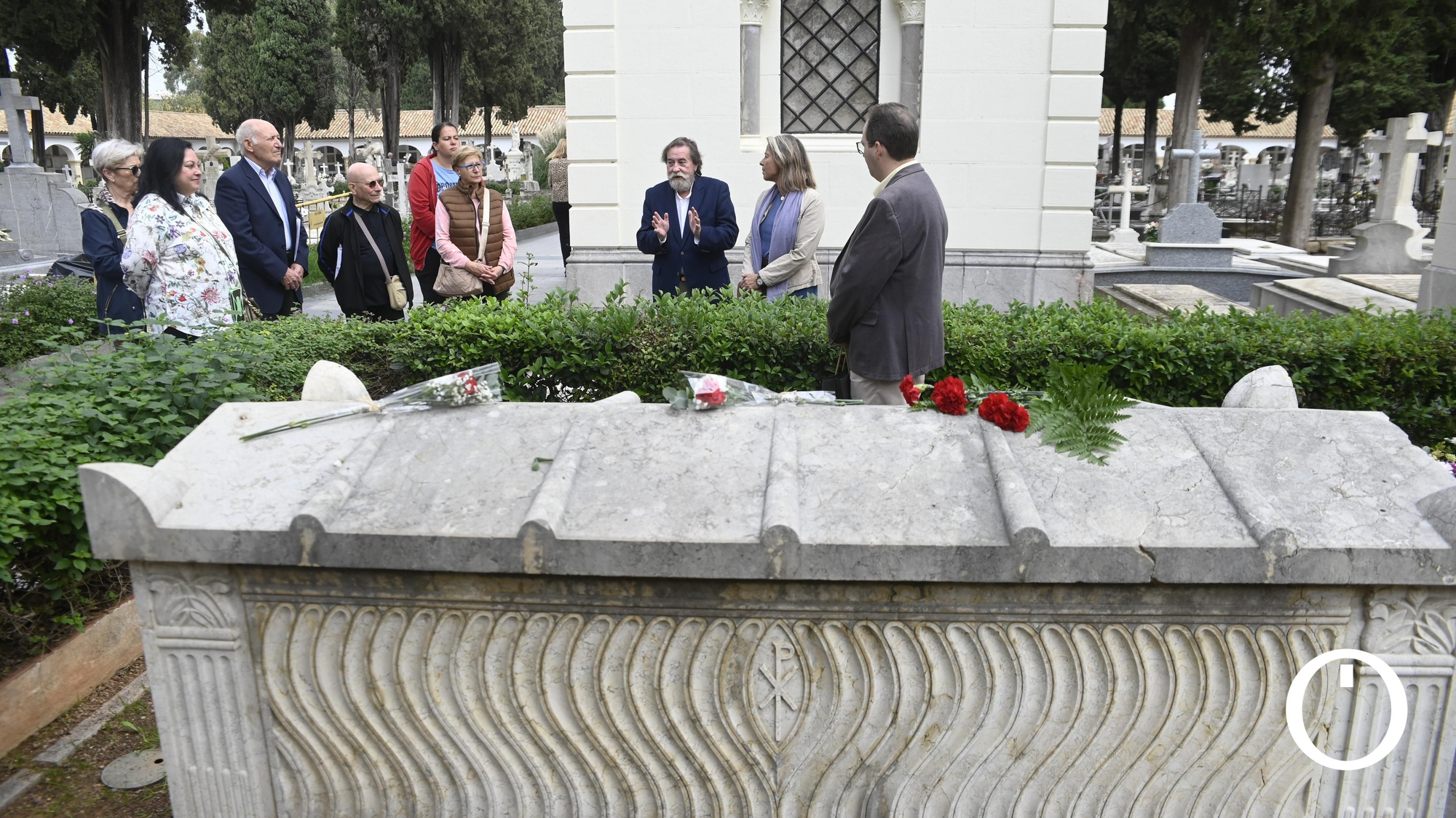 Concentración de pintores y la asociación pro casa museo Julio Romero de Torres