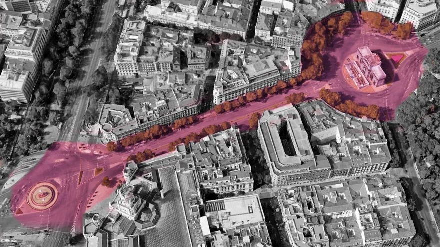 Lo que sabemos del nuevo bulevar que irá de Cibeles a Puerta de Alcalá: aprobación inminente, carril bici y más aceras