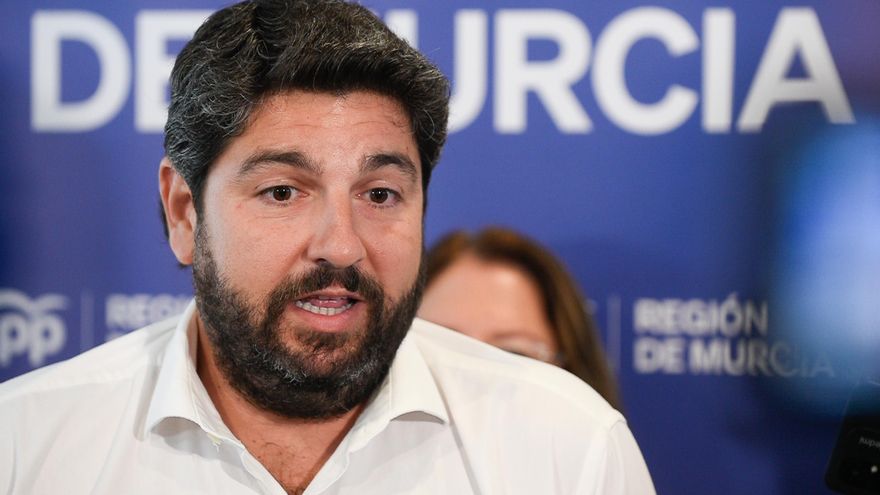 El presidente del PP de Murcia y presidente de la Región de Murcia, Fernando López Miras