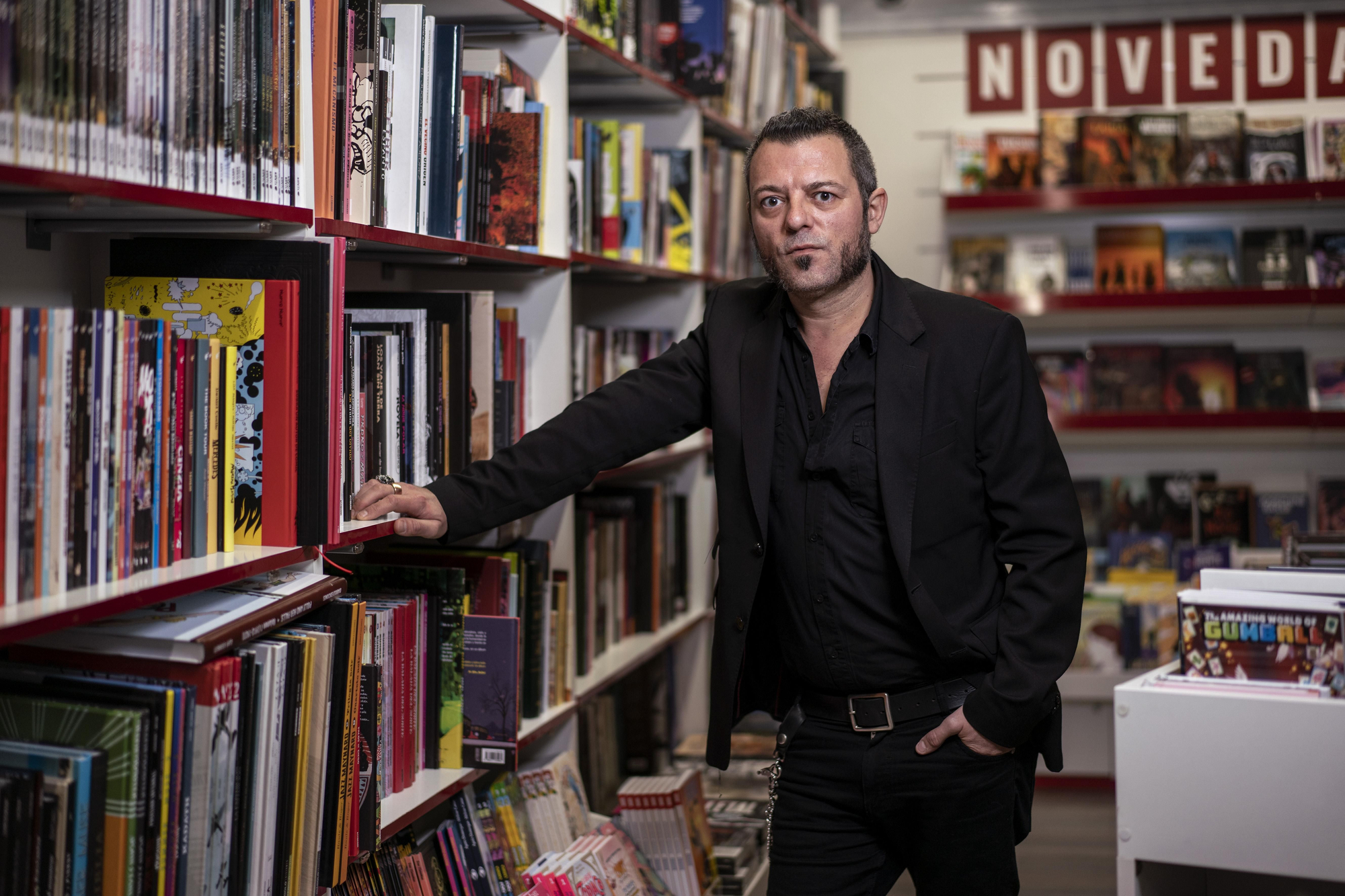 El autor de 'El fuego', David Rubín, gran aliado de las tiendas de cómics y la industria española