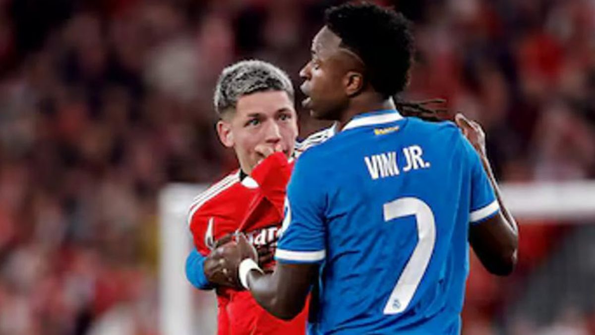 La UEFA castigó al argentino Prestianni tras el encontronazo con Vinicius JR.