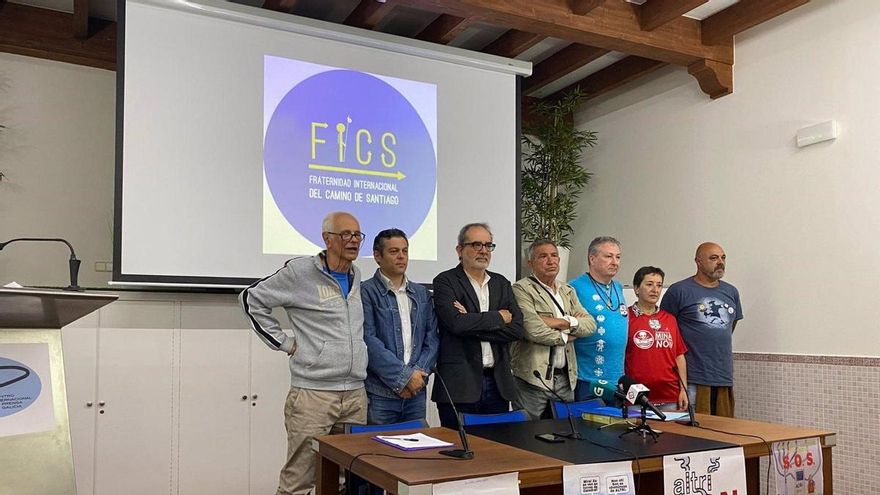 Las entidades del Camino de Santiago consideran "indecente" que Rueda llame "satélites del BNG" a los opositores a Altri