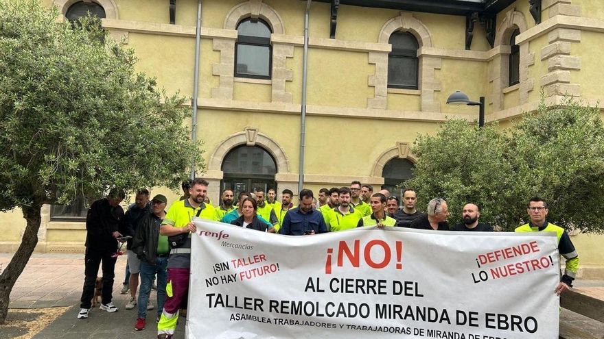 El traslado de los trabajadores de Renfe en Miranda de Ebro: cartas de despido, movilizaciones y malestar